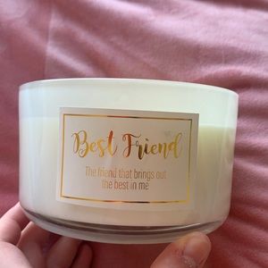 Best friend candle